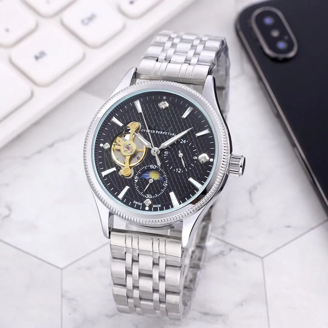 Nouvelle mode hommes montres en acier inoxydable montres à Quartz chronomètre montre de luxe relogies pour femmes relojes meilleur cadeau1
