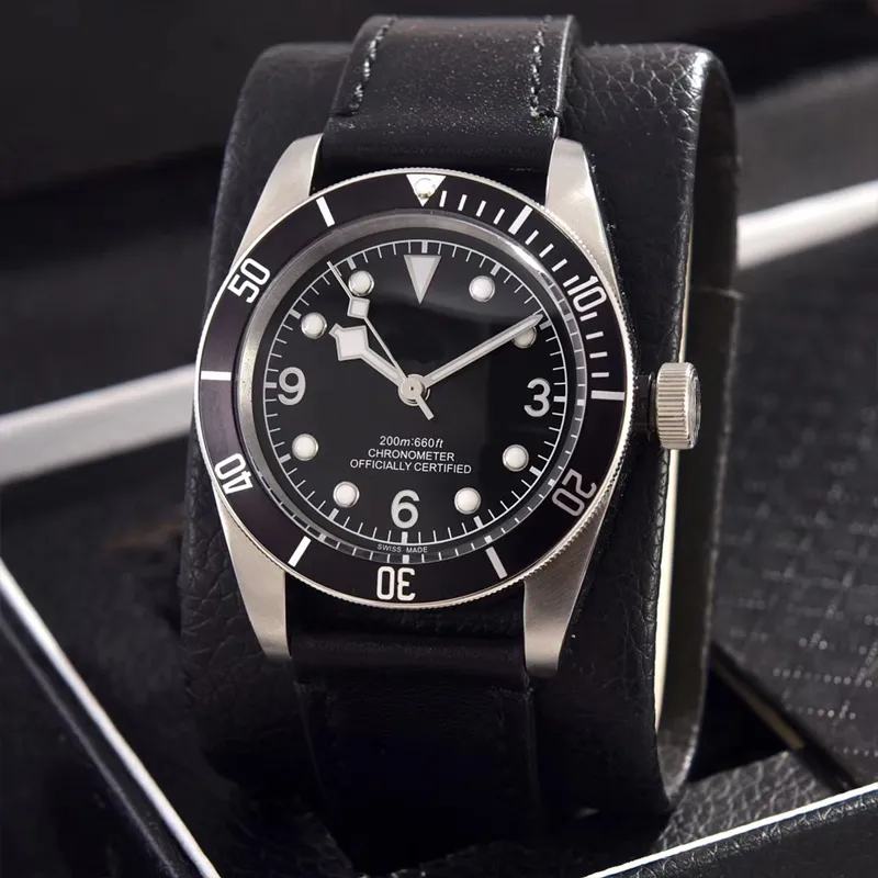 Mens black designer watch outlet