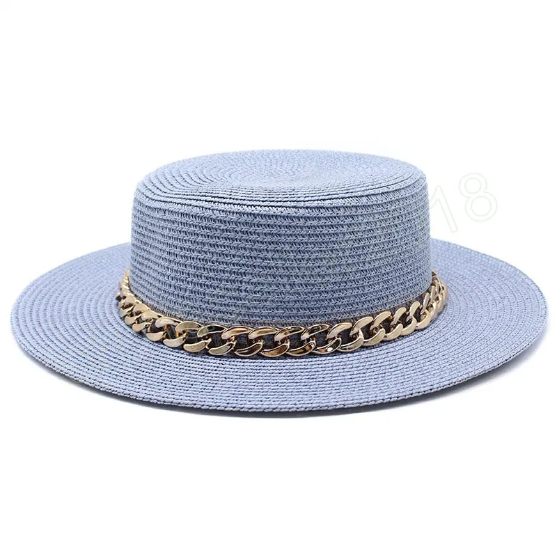 نساء بنما قبعة الصيف شاطئ قبعة أنثى سيدة عارضة امرأة مسطحة الحافة القش غلاف الفتيات صن باورات القبعات chapeu feminino