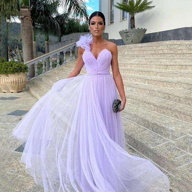 Bridesmaid White And Lavender Wedding Dress Lavender Bridesmaid