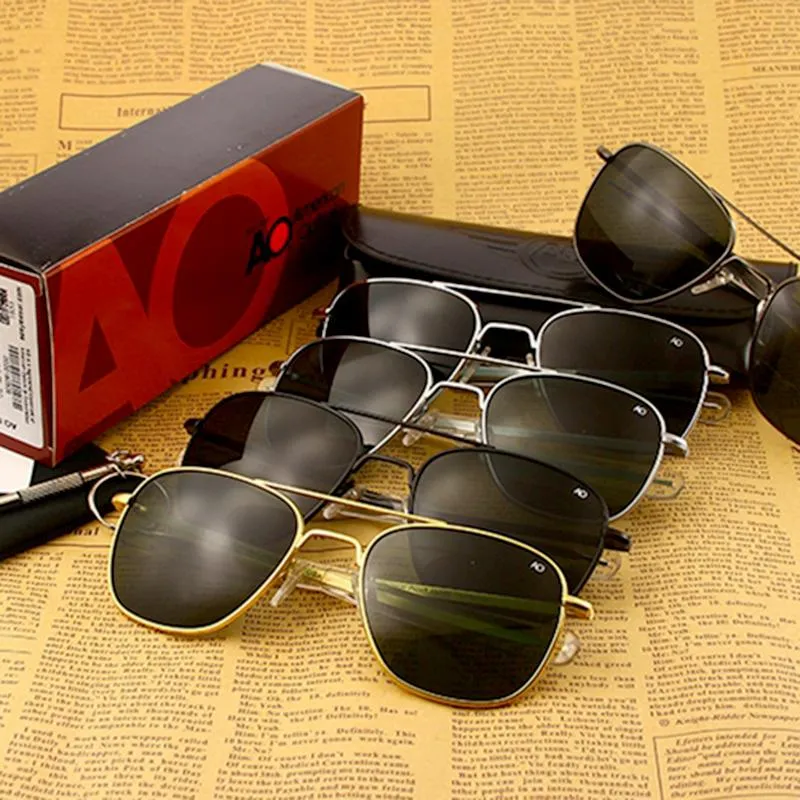 Vintage American Aviation Army Military Best Aviator Sunglasses For Men And Women By AO Designer With Glass Lens Gafas De Sol Hombre From Joelembiid 22.21 DHgate.Com
