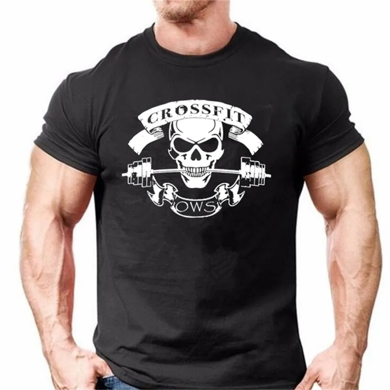 COOLMIND 100% cotton Men T-Shirt Male casual T shirt Homme Summe CROSSFIT design t-Shirts Men's Tee Shirts Man Clothes 220323