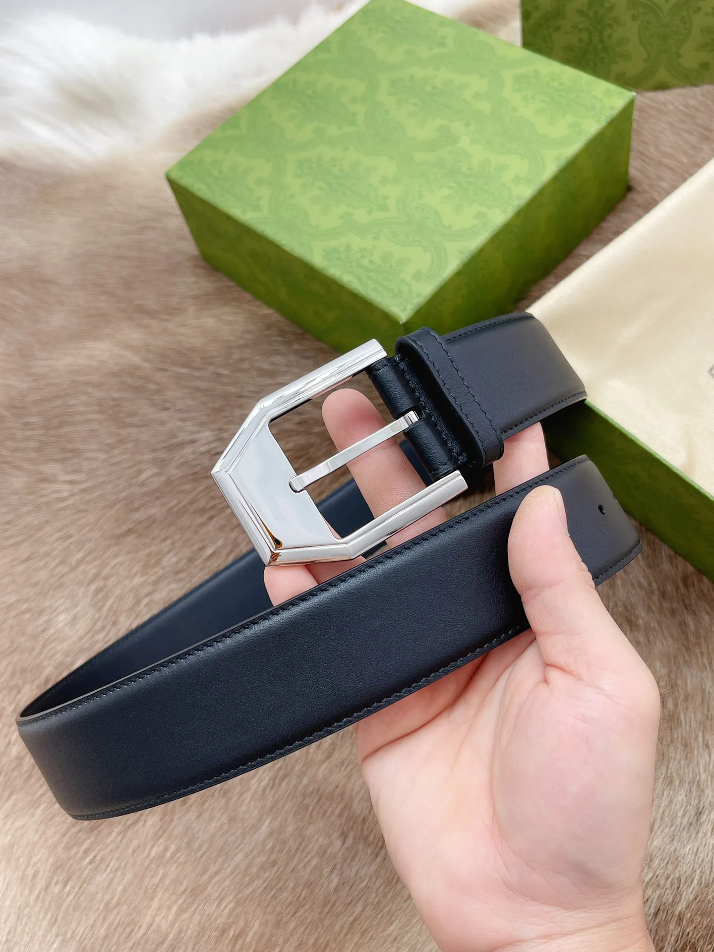 Fashion Lux Leather Belt Kringle Luxe Luxury Ratchet Belt - Men main image 3