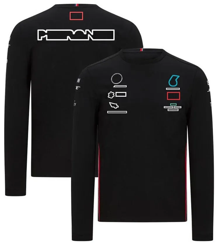 F1 Team Driver T-Shirt 2022 Suit للسباق للرجال غير الرسمي طويل الأكمام الطويلة الجافة ، بالإضافة إلى حجم التخصيص 259L