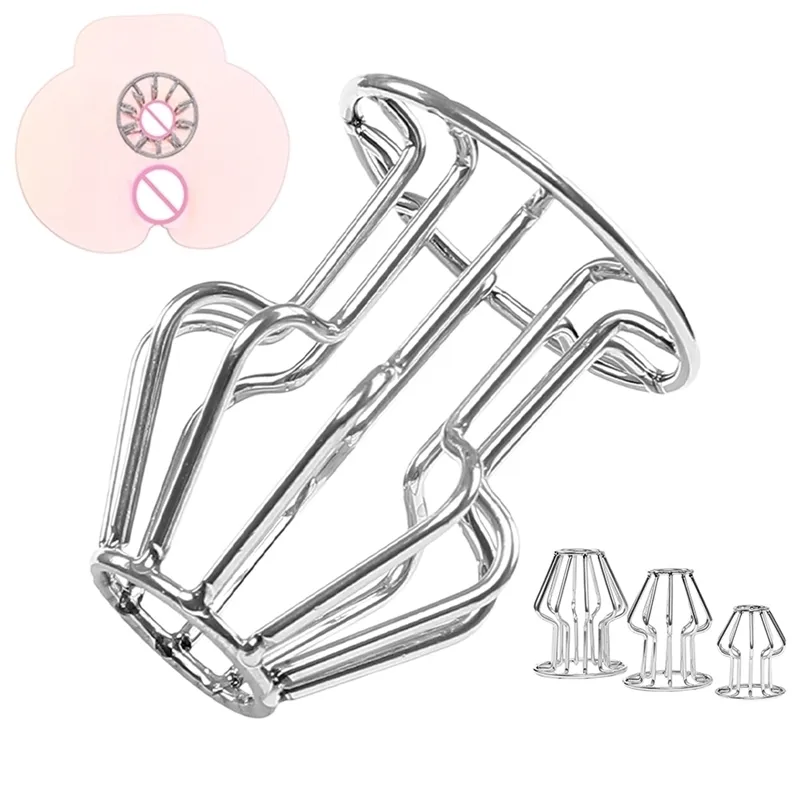 est Butt Plug Stainless Steel Hollow Anal Plug Speculum Dilator Anus Prostate Massager Erotic Sex Shop Gays Toys For Women 220712