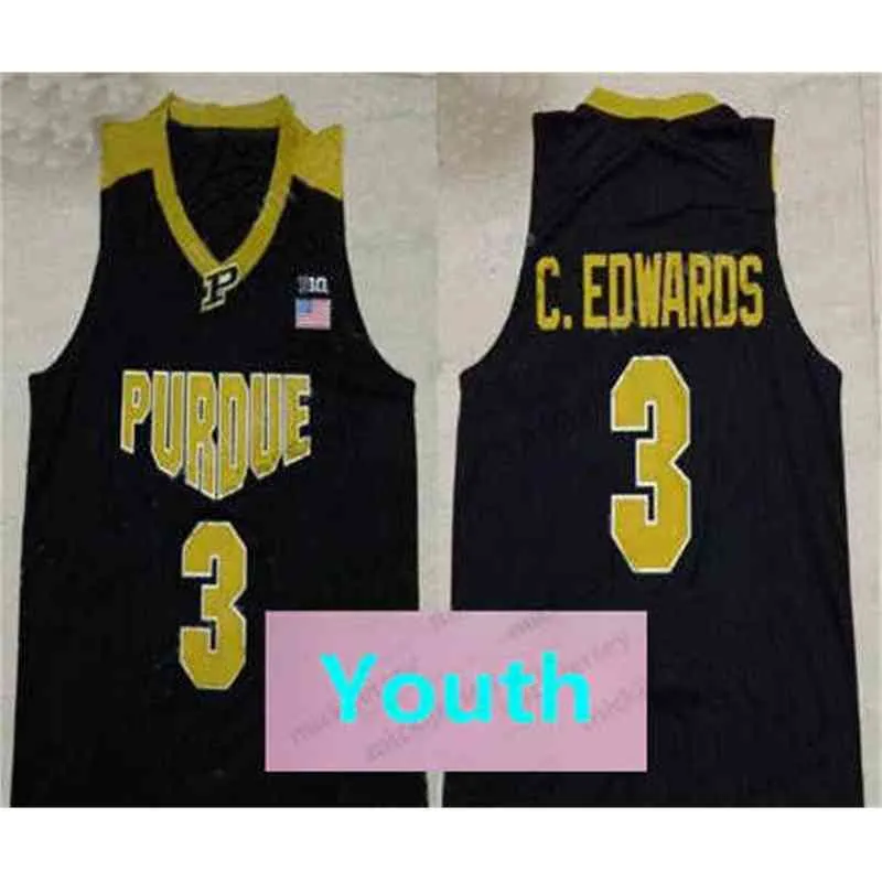 Xflsp Purdue Boilermaker 3 Carsen Edwards V Neck Basketball Round