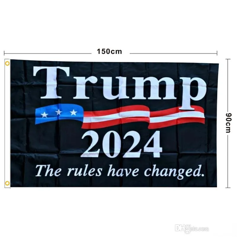 New 2024 U.S. Presidential Campaign Trump Flag 90*150cm Donald Trump Election Banner Flag 3*5Ft Home Garden Yard Flags T9I001156