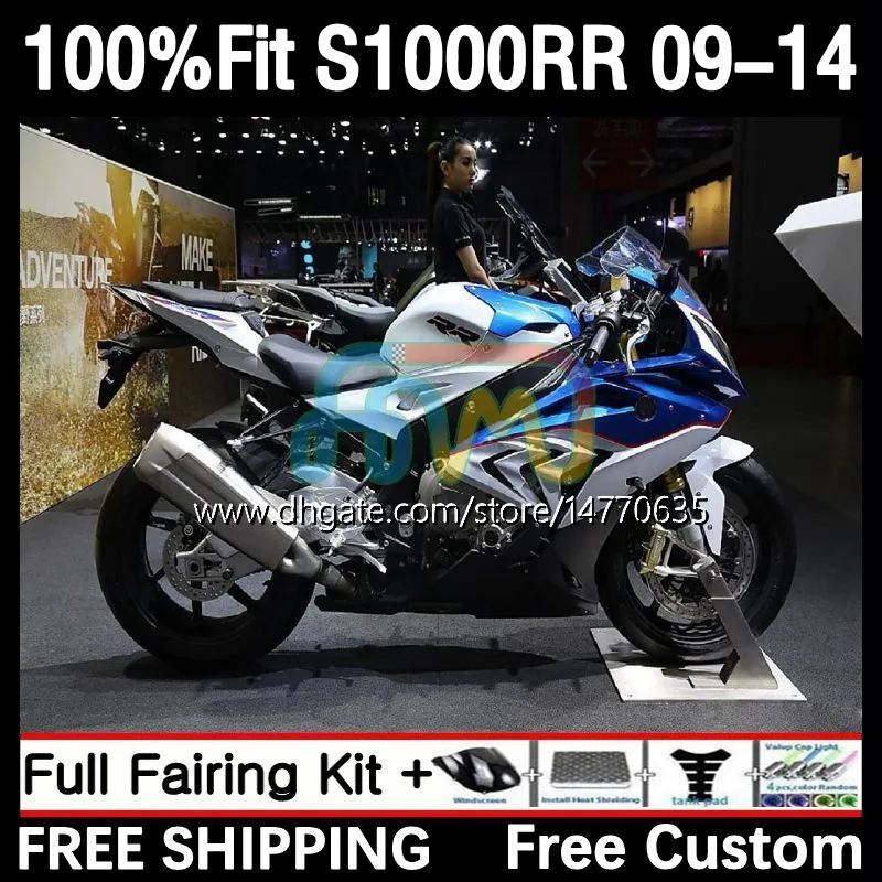 BMWのOEMフェアリングキット1000RR 1000 RR S1000-RR 09-14 2DH.136 S-1000RR S1000 RR 2009 2010 2011 2011 2013 2014 S1000RR 09 10 11 12 14インジェック型型ボディボディグリーンブルー