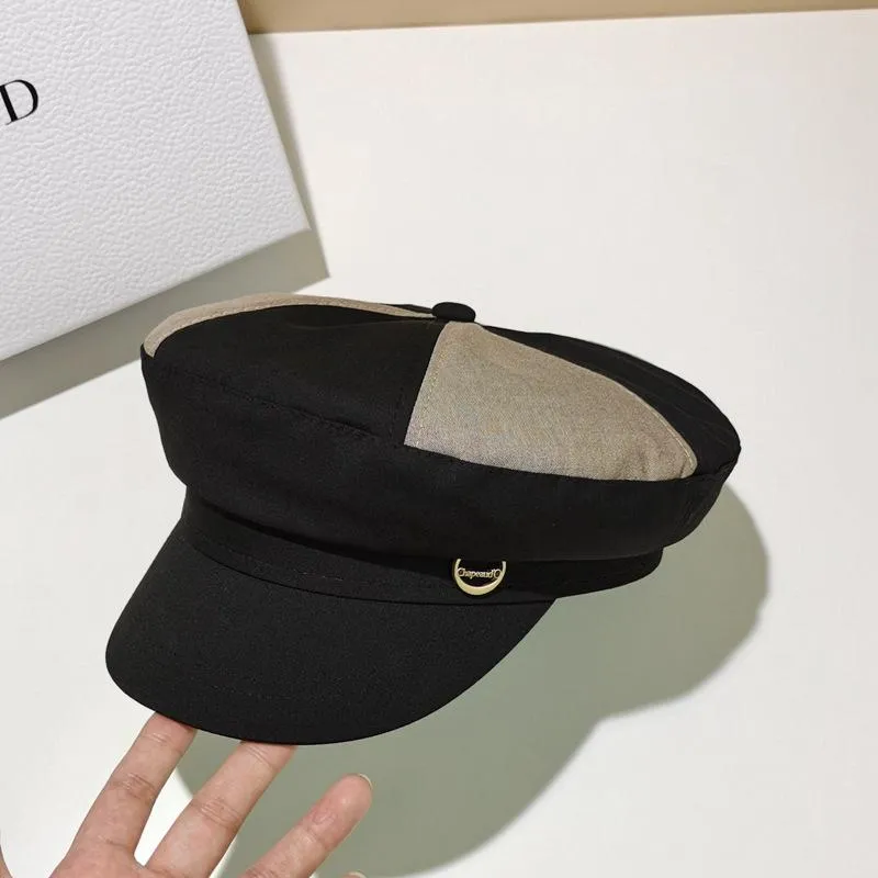 Military Sailor Patchwork Cotton Different Types Of Berets Hat For Women  Retro British Octagonal Cap For Casual Wear From Tiandiqz, $11.77