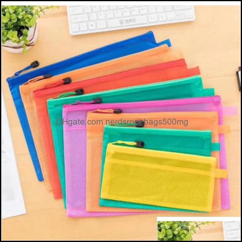 Filing Supplies Products Office School Business Industrial Stationery Storages Foldering Files Folder Waterproof Zipper File Organizer Fol