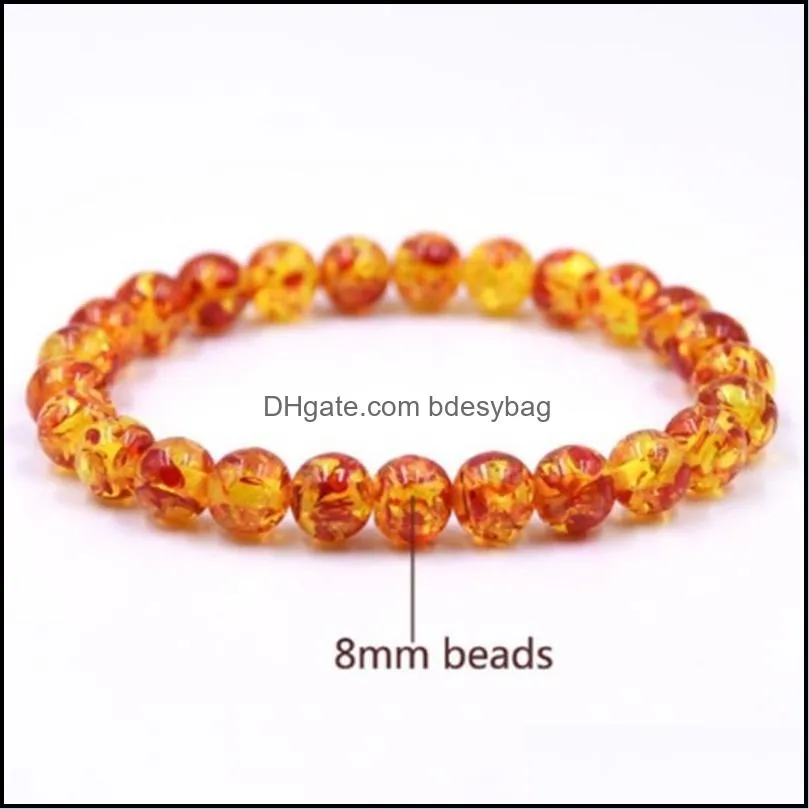 other 6/8/10mm natural red amber onyx beads for jewelry making diy round loose stone needlework bracelet crafts wholesale