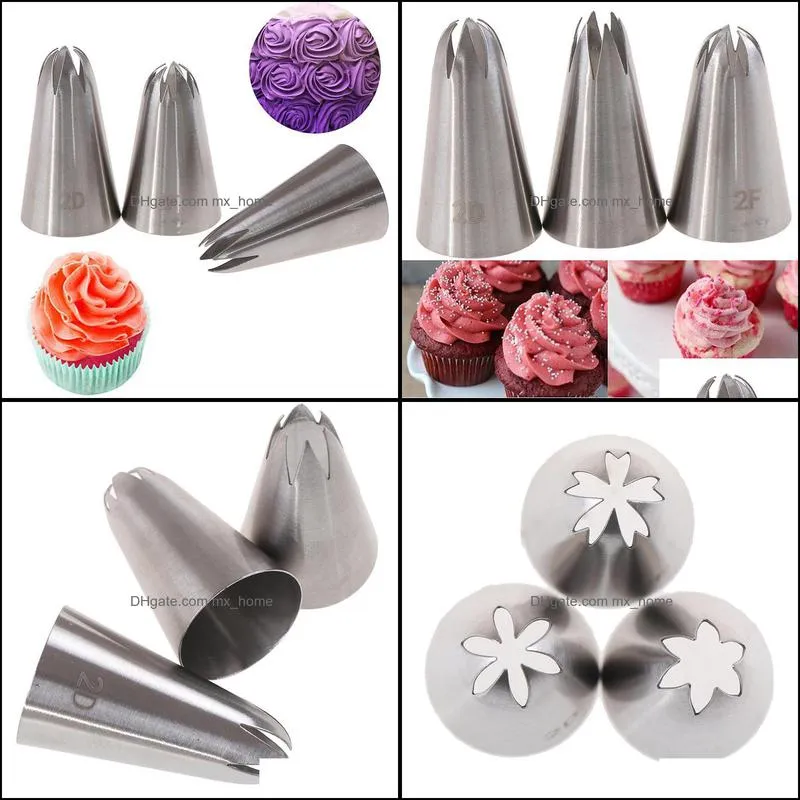 pastry nozzles for bag confectionery equipment cupcake cake tools kitchen gadgets bakery accessories baking &