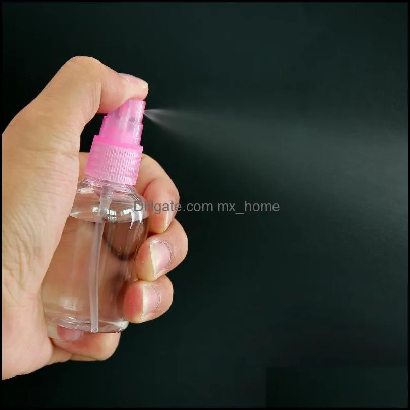 50 pcs/Lot 100ml Perfume Pump Sprayer Bottles PET Plastic Scent Atomizer Dispensing Bottles Perfect Empty Cosmetic Container