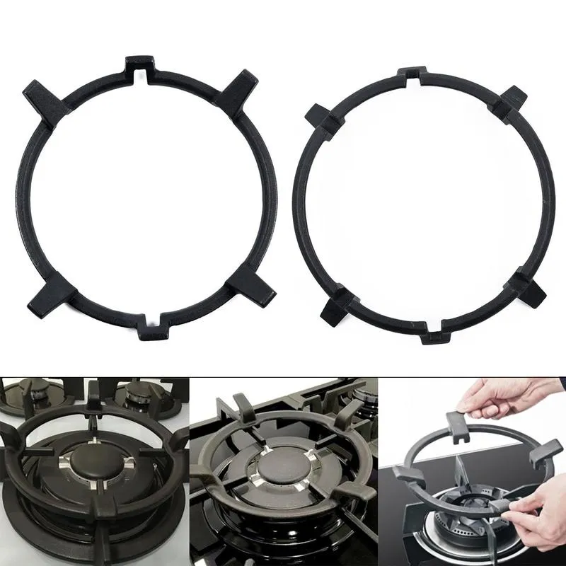 Universal Wok Support Ring - Thickened Iron Pan Rack For Gas Stove, Non-Slip Base For Round Bottom Woks & Pots