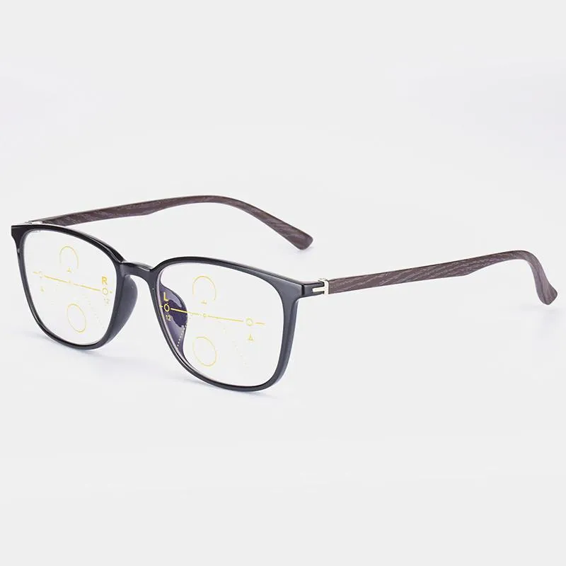 Sunglasses Men Women Retro Style Tr90 Progressive Reading Glasses Fashion Multifocal CR39 Presbyopia Eyeglasses For WomenSunglasses