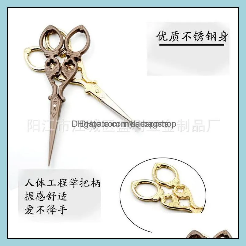 Scissors Mylarbagshop Retro Beauty Cut Wrought Iron Craft Creative jllTah