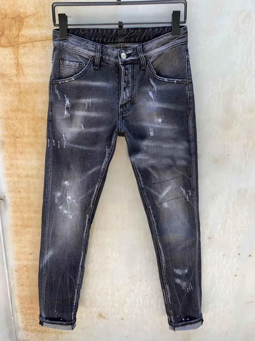 メール便対応 Dsqメンズデザイナージーンズデニムジーンズブラックリッピングパンツポーズフォームメンズイタリアファッションブランドバイカーモーターサイクルr Vfe Dsq Bwe Emq Gxu 初期調整無料 Apparel Men S Clothing Laderach