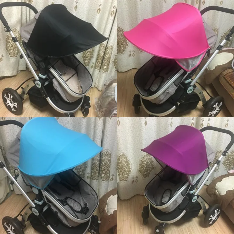 Bébé Poussette Pare-Soleil Chariot Pare-Soleil Auvent Couverture pour Landaus Poussette Accessoires Siège De Voiture Buggy Poussette Cap Panier Auvents 1310 D3