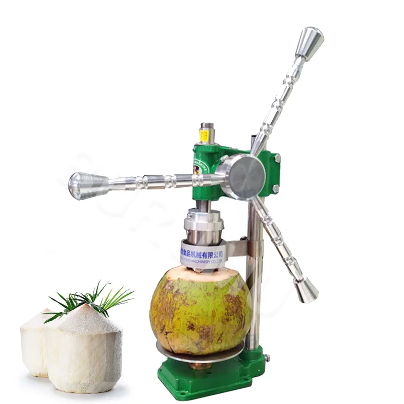 Coconut Manual Decapping Machine Green Coconut Shell Driller Commercial