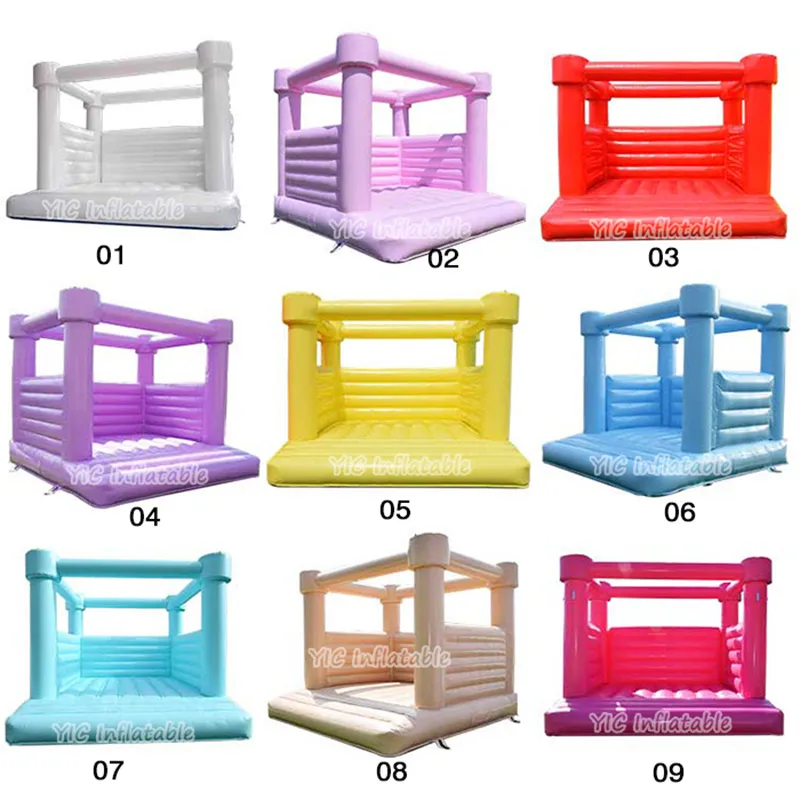 Outdoor Wedding Party Inflatable Bounce House Castle with Blower PVC ...