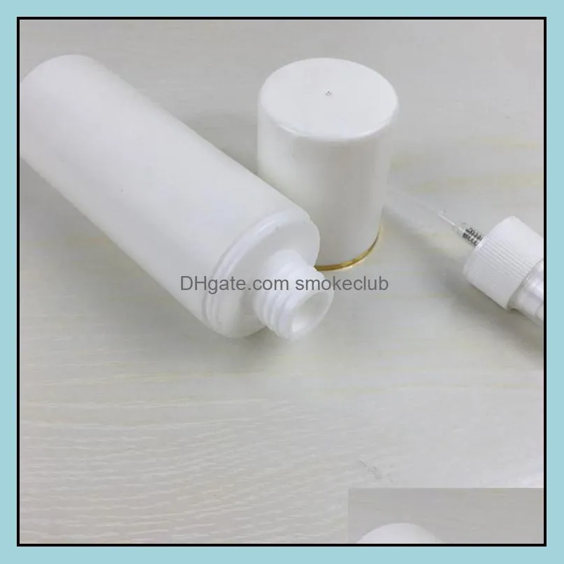 Empty White Plastic Spray Bottle Used for  Oil Perfume e liquid bottle Travel Size 30ml 50ml 100ml