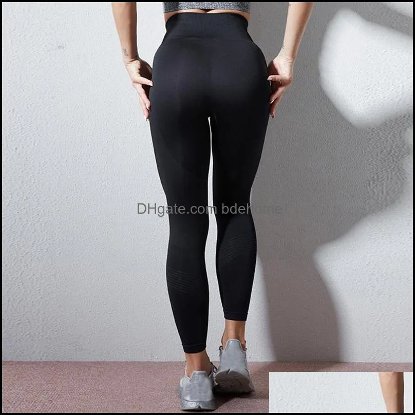 Yoga Roupet Fitness Supplies Sports Outdoors Sport Leggings Mulheres Casual Casual Push Up Legging Running Pant Tone