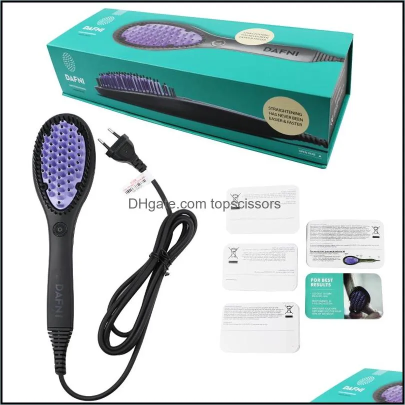 Fast Hair Straighteners Brush Hair Irons Magic Comb Straightening Iron Hair styling tool Free DHL Shipping