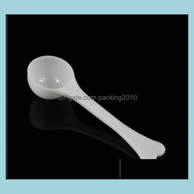 1000pcs 3g spoon 3 gram 6ml food grade pp milk powder liquid round-bottomed spoon plastic scoop sn131