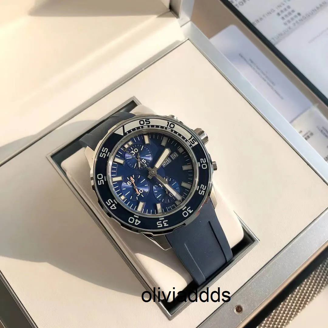 Wanjiaguo Marine Chronograph Series Stainless Steel Date Men's Watch Automatic Mechanical Six-Pin Watch Hy5t