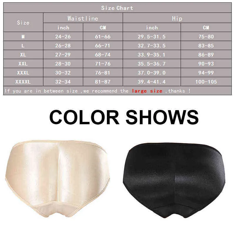 AfruliA Padded Hip Enhancer Shapers Control Panties Seamless Underwear Hip  Pads Butt Lifters Shapewear Waist Trainer Body Shaper Color: apricot low  waist, Size: XL