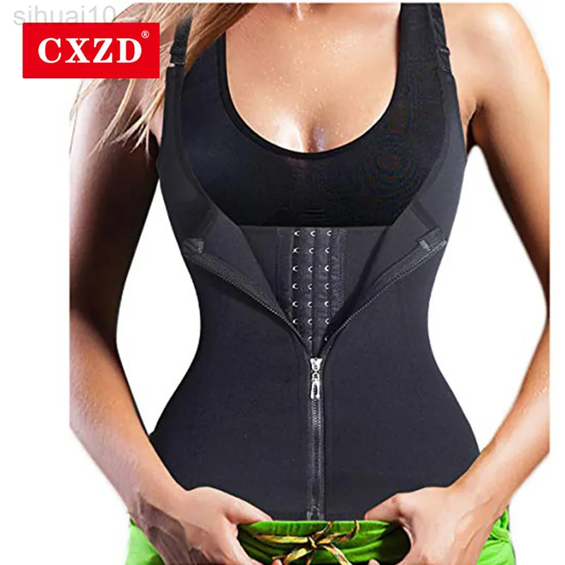 CXZD Shapora de roupa de baixo ajustável Shapers da cintura Corsário Mulheres Modelamento de Modelo Cinturão de Slimmet Colete L220802