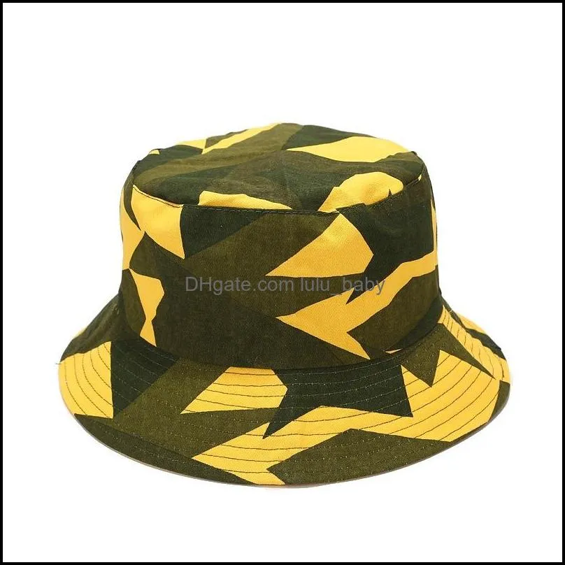 Camouflage Bucket Hat Men Women Summer Outdoor Travel Sun Hat Panama Shade Foldable Fashion Unisex Fisherman Hat Bob