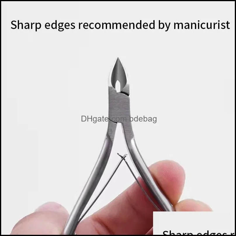 Pliers Cuticle Pushers Nail Pusher Scissors Tweezer Rainbow Cutter Clipper Dead Skin Remover Manicure Art Accessories Tools 9911