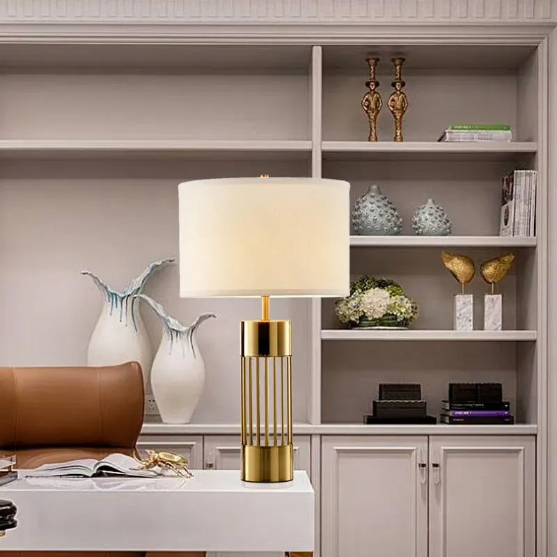 Lâmpadas de mesa Lâmpada decorativa de desktop moderna nórdica Proteção criativa para os olhos LED el villa iluminação