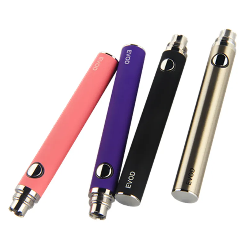 eGo E Cigarette EVOD Battery 650mah 900mah 1100mah 510 Thread Batteries for MT3 CE4 CE5 CE6 E cig Kit Colorful Instock