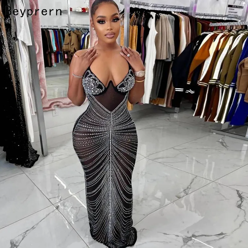 knee length dresses for ladies Sequin Long Sleeve A-Line Mesh Gown by GLS Gloria GL3495 S / Sage Green