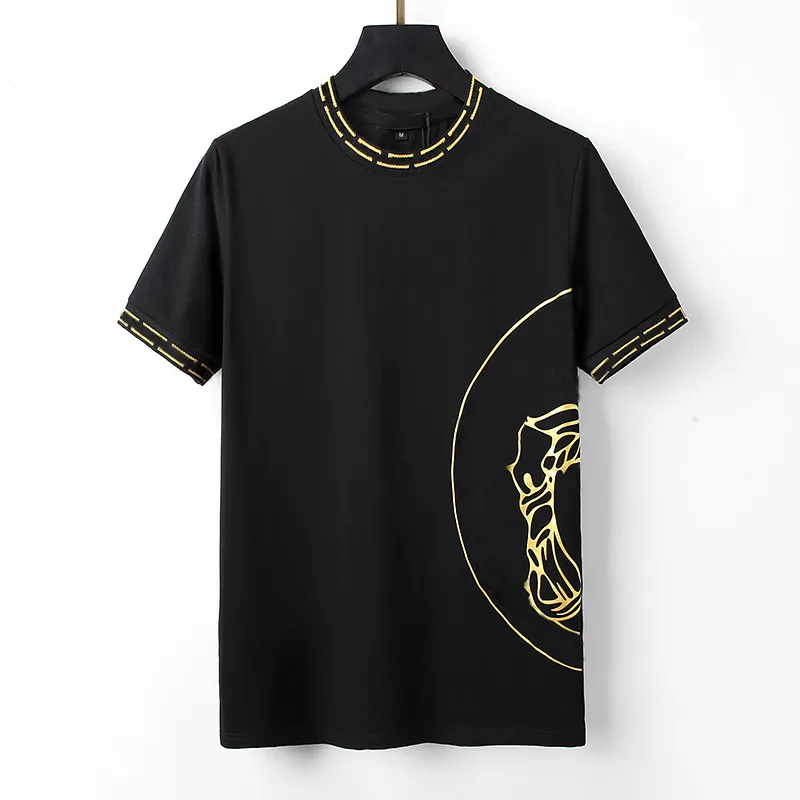 Designer Mens Camisetas Algodão Macio Mangas Curtas Camisetas Bordado Anti Rugas Moda Casual Roupas Masculinas Vestuário Tees