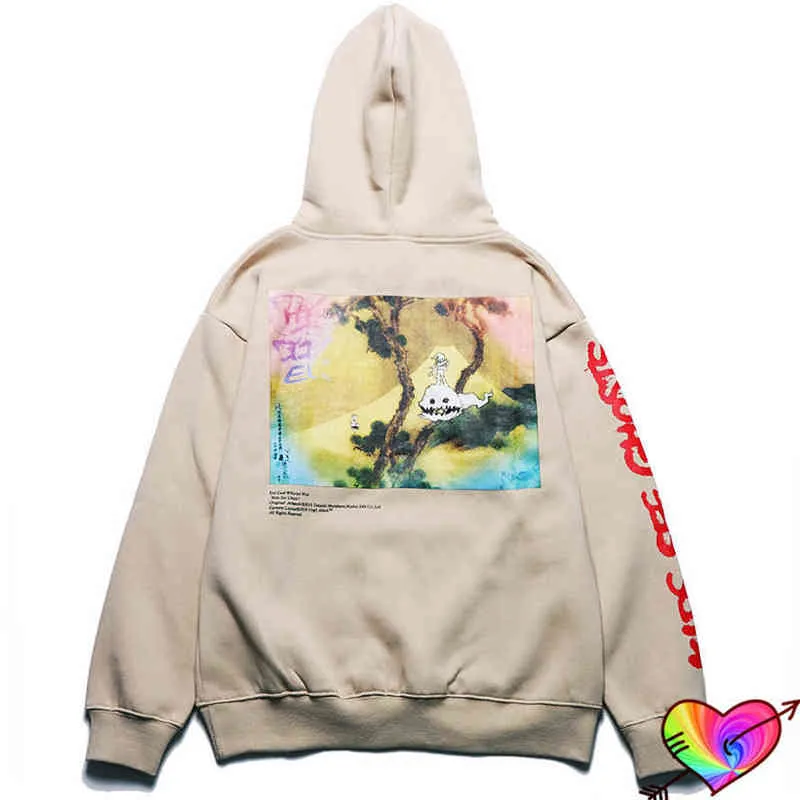 2022 Enfants Voir Ghost Sweat À Capuche Hommes Femmes Graphique De Haute Qualité Je Voir Ghost Sweats Hip Hop Kid Cudi Pulls T220802