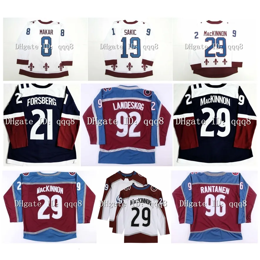 Gabriel Landeskog Lawinehockeyshirts Nathan MacKinnon Mikko Rantanen Devon Toews Cale Makar Erik Johnson Megna Byram Ryan Joe Sakic