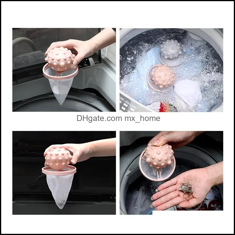reusable hair lint catcher removal net bag washing machine float filter collector washing protector cleaning laundry ball