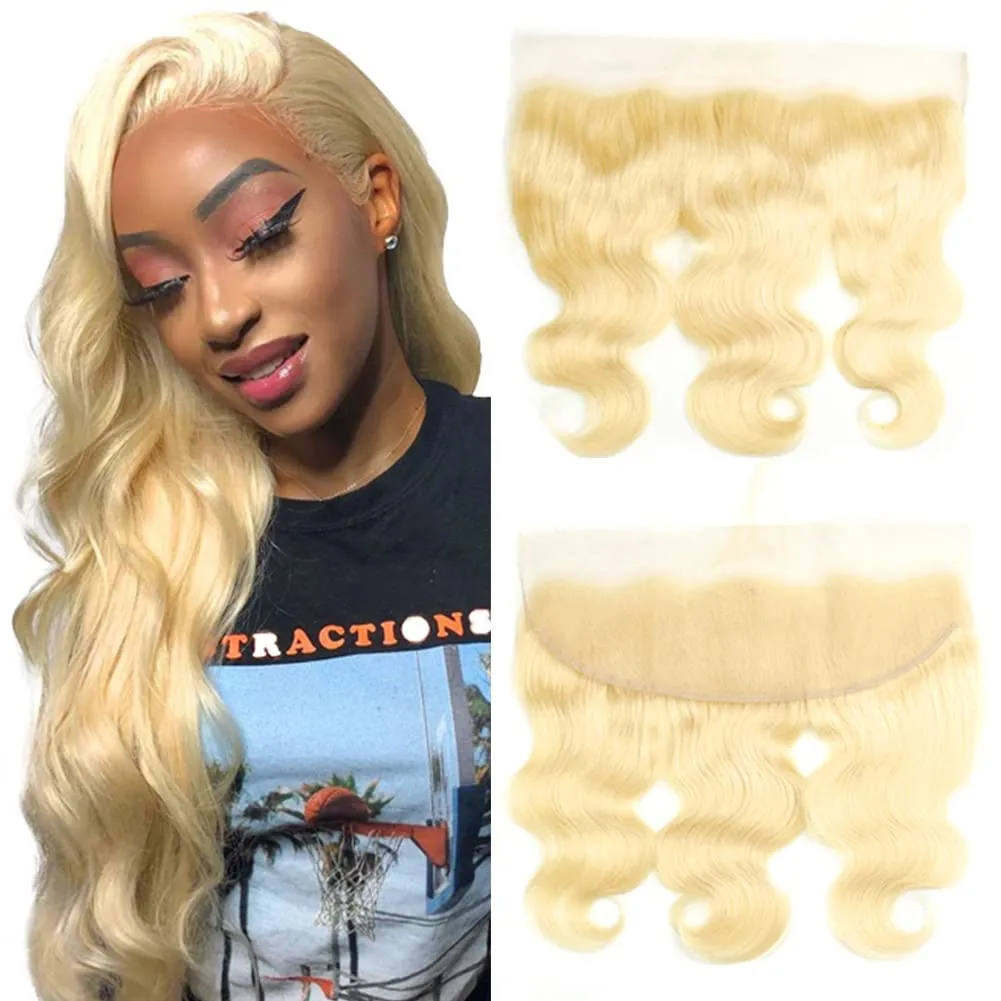 613 Lace Front Wig: 12A Blonde 13x4 Full Lace Frontal  display picture 3