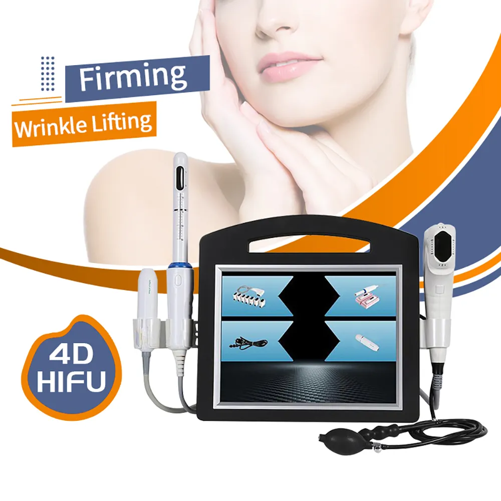 50000 coups 3 en 1 portable serrage vaginal Hifu 4d machine V-max SMAS Élimination de la graisse corporelle Face soulevant la cartouche cutané REJUNNUNATION HIFU 7 SPA BEAUTY SALON