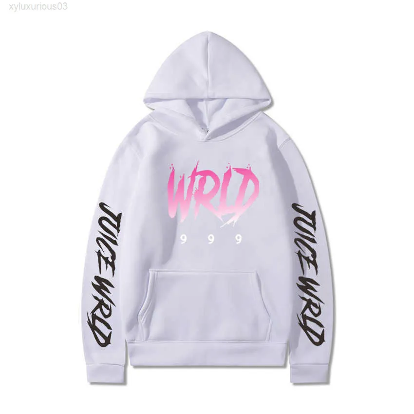 عصير wrld هوديز الرجال بلوزات من الصوف المغطى بالقرع harajuku hip hop women hoodie عالية الجودة pulvers hoody y0727