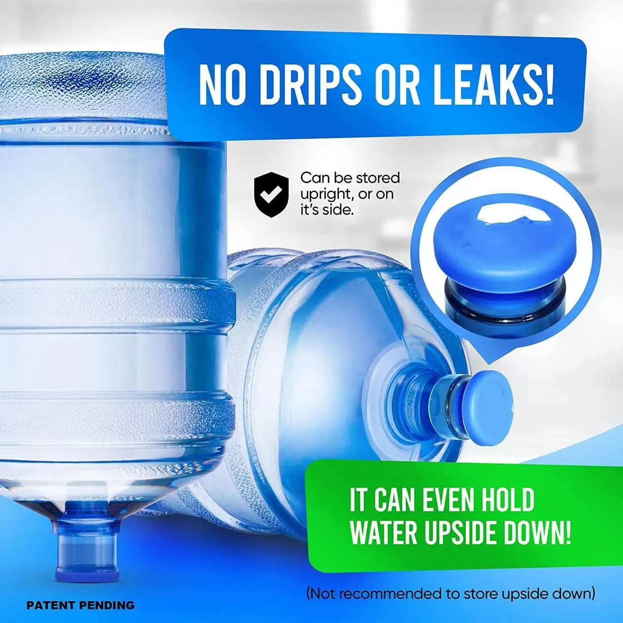 Water Bottle Plug 5 Gallon Water Jug Reusable Replacement Cap Silicone