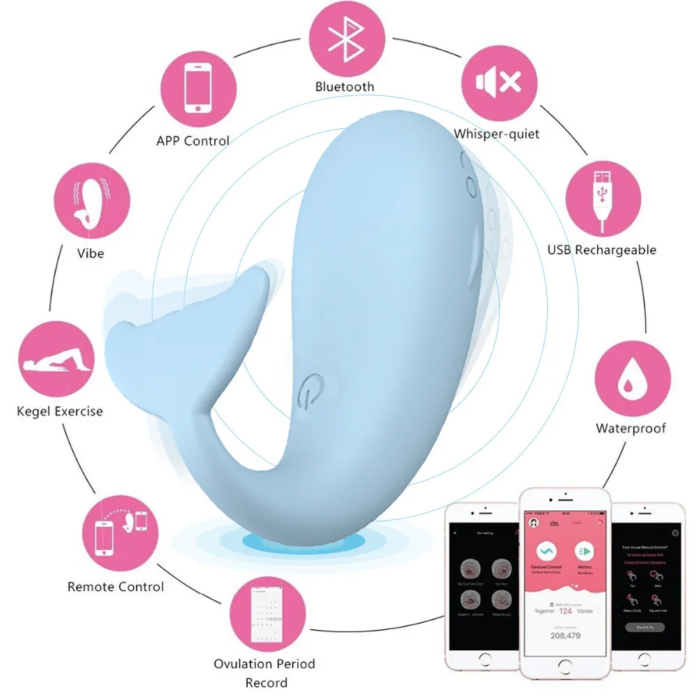 Bluetooths Bezprzewodowe majtki dla kobiet stymulator łechtaczki Masturbatorów pochwy Dildos Seksowne zabawki dla dorosłych sklepu
