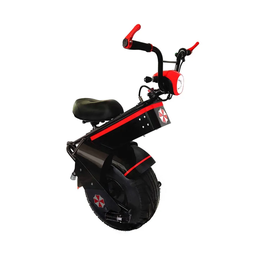 Scooter elétrico adulto por atacado por atacado de 18 polegadas de 18 polegadas de 18 polegadas com trilho de suporte de luz LED de assento e transporte de oceano