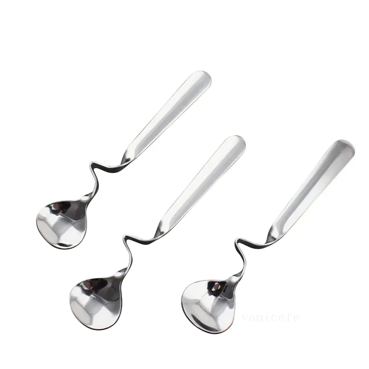 Long Handle Spoons Stainless Steel   Cute Coffee... 