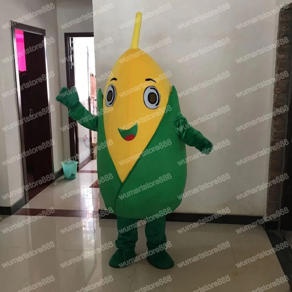 Halloween Corn Mascot Costume High Quality Cartoon Animal Theme Character Carnival Festival Fancy Dress Adults Size Xmas Outdoor Party Outfit