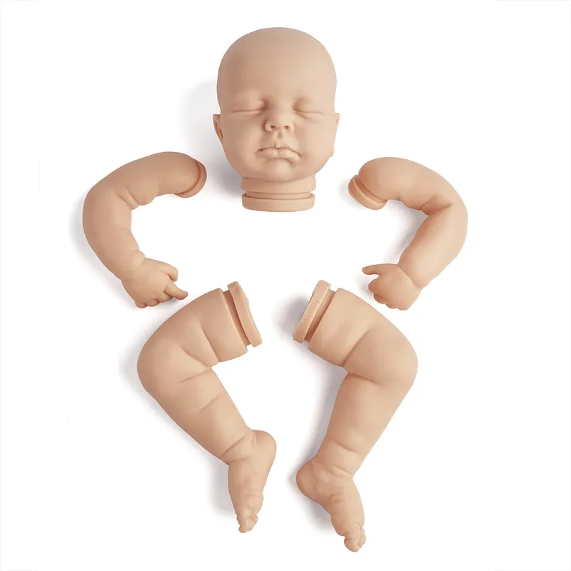 DIY Blank Reborn Doll Kit RBG Reborn Baby Vinyl Parts 20 Inches Loulou Hand Painted Unassembled Unfinished 220707 From Kuo07 21.8 DHgate.Com