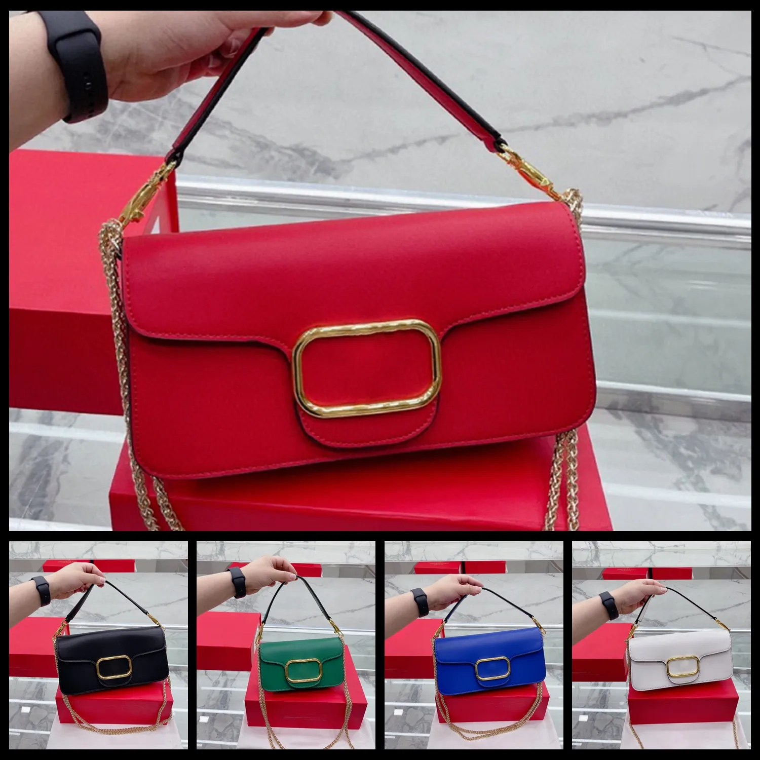 5A Designer Handtas Luxe TAS Italië V Merk Schoudertassen Vrouwen Portemonnee Crossbody Tassen Cosmetische Tote Messager Portemonnee door bagshoe1978 W121 09